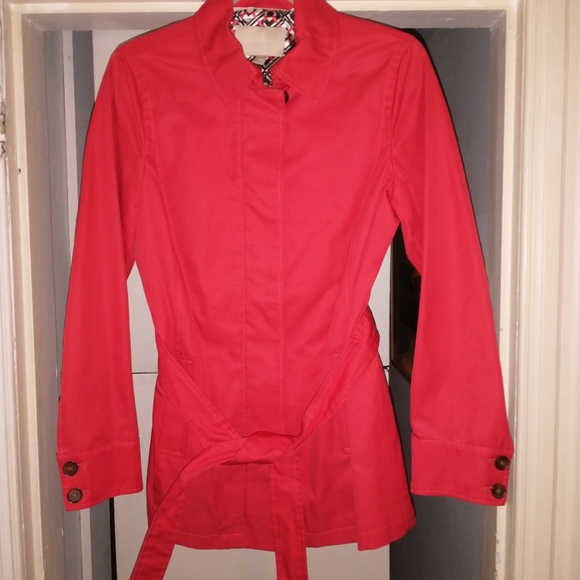 Banana Republic Classic Jacket Sz M Redish NWOT - Picture 1 of 7